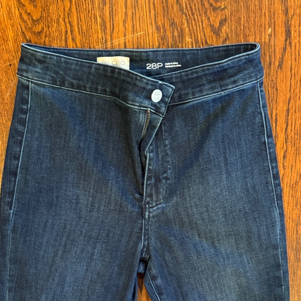 Pilcro High Rise Dark Denim Jeans